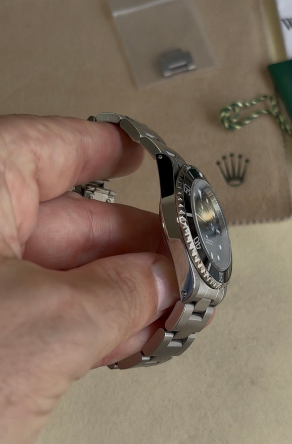 Rolex Submariner Non-Date Black Dial Watch Ref: 14060 B&P