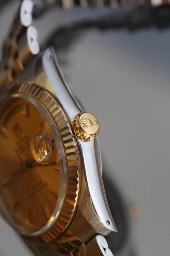 Tudor Oyster Prince Date-Day Champagne Dial Watch Full-Set