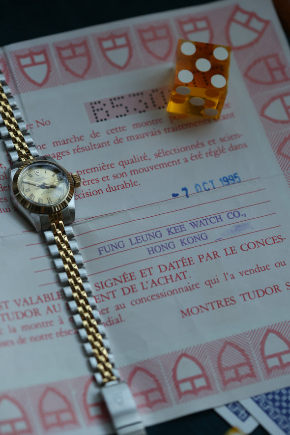Tudor Vintage Princess Oyster Date Champagne Dial Watch Full-Set