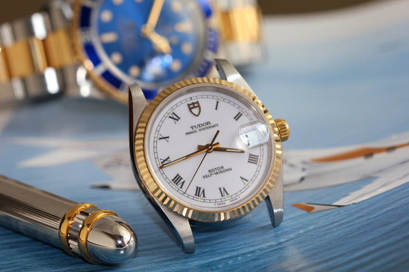 Tudor Prince Oysterdate on White Ceramic Dial