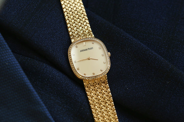 Audemars Piguet Vintage 18K YG &  Diamonds Watch 82g