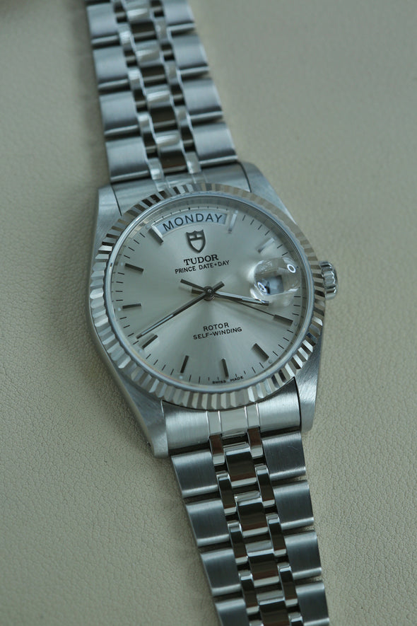 Tudor Prince Date-Day 76214 sunburst dial watch