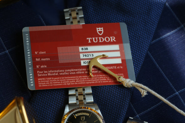 Tudor Prince Date-Day Black Dial Watch Full-Set