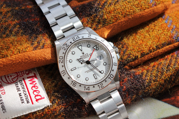 Rolex Explorer II 16570 White (Swiss) Dial Watch