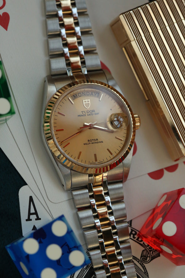 Tudor Prince Date-Day Champagne Dial Watch
