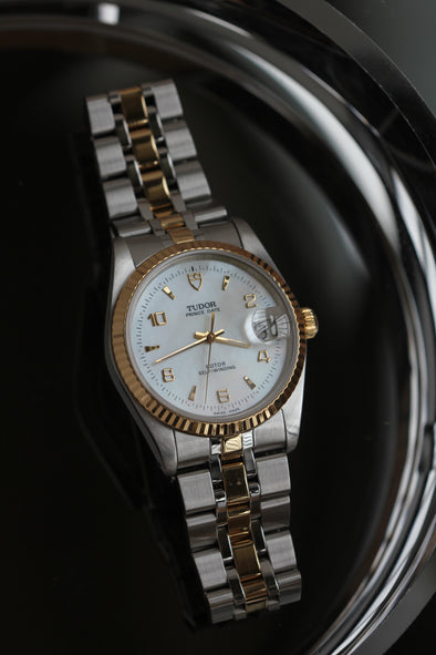 Tudor Prince Date 74033 Rare Mop dial Watch