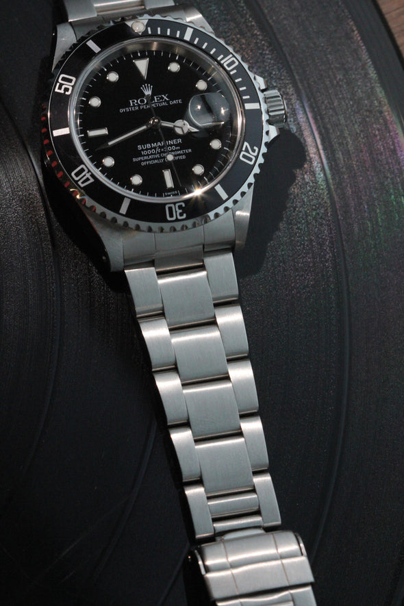 Rolex Submariner Date Black Dial Watch Ref: 16610 Fully serviced