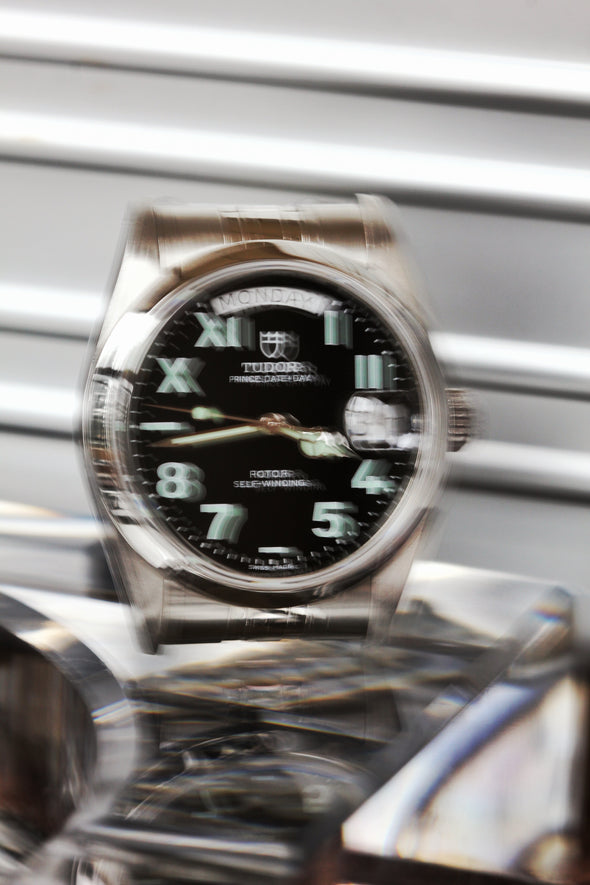 Tudor Prince Date-Day 76200 ultra-rare "California" dial Watch