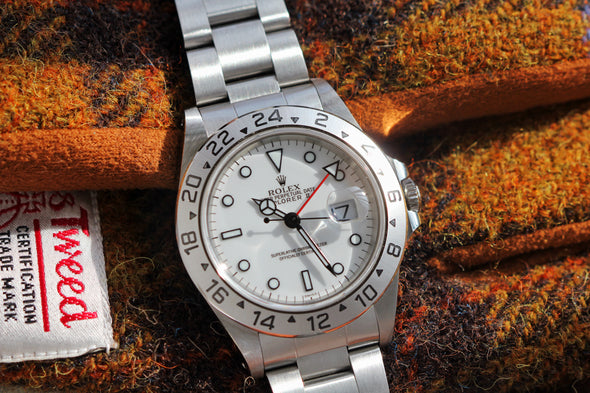 Rolex Explorer II 16570 White (Swiss) Dial Watch