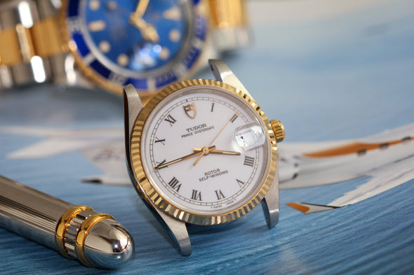 Tudor Prince Oysterdate on White Ceramic Dial