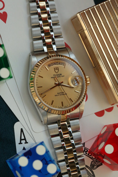 Tudor Prince Date-Day Champagne Dial Watch
