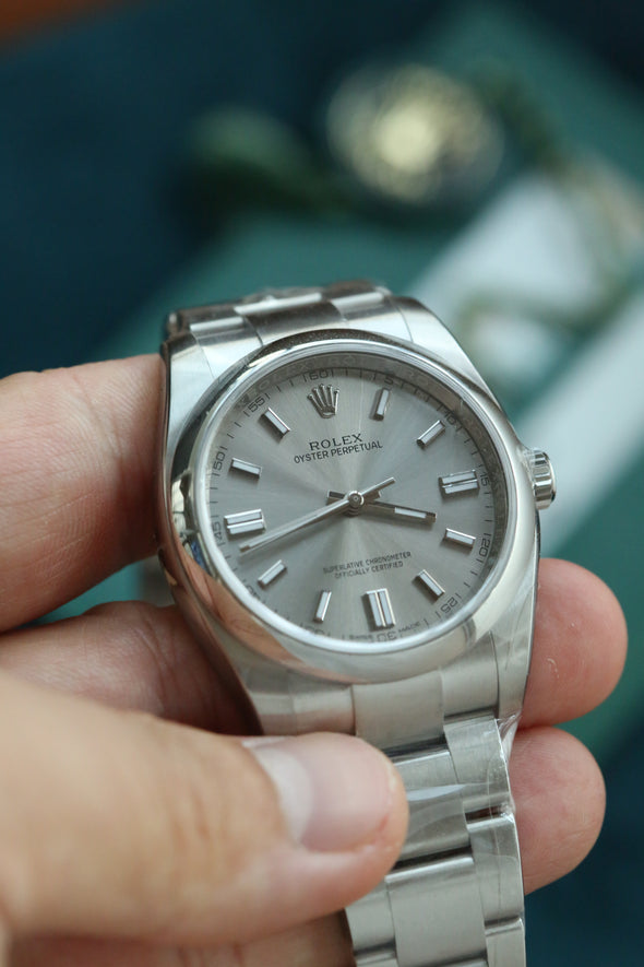 Rolex Datejust Silver Dial Watch Full-Set