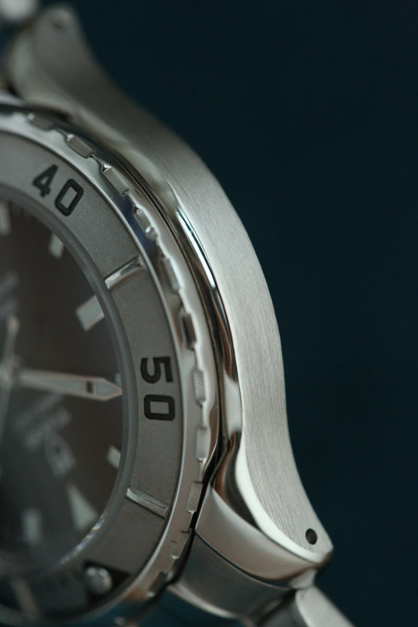 Tudor Prince Date Hydronaut 36mm rare black dial watch