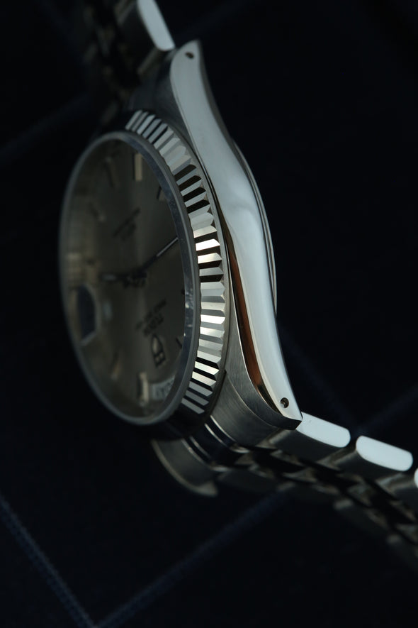 Tudor Prince Date-Day 76214 sunburst dial watch