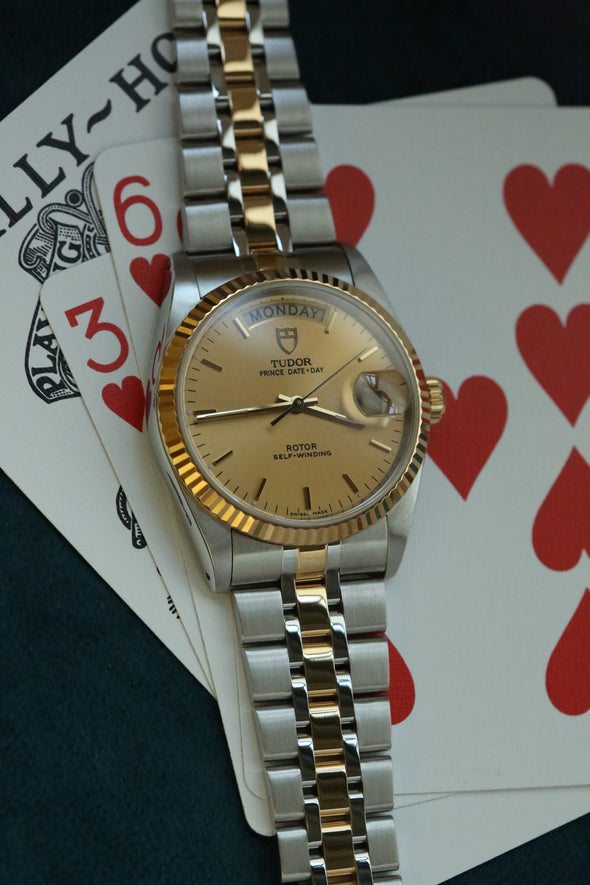 Tudor Prince Date-Day Champagne Dial Watch