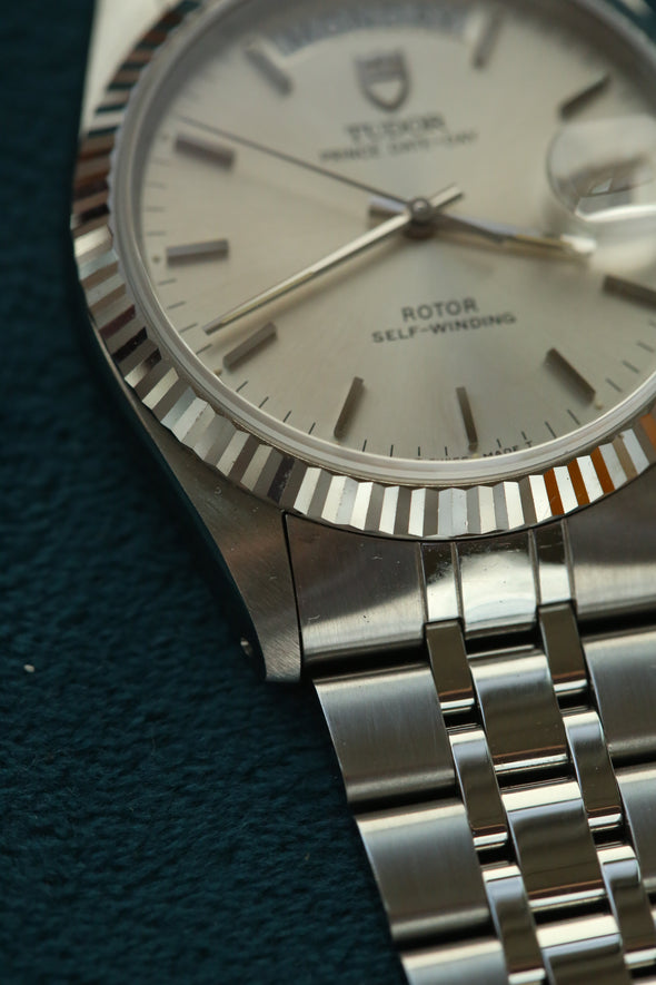 Tudor Prince Date-Day 76214 sunburst dial watch full-set