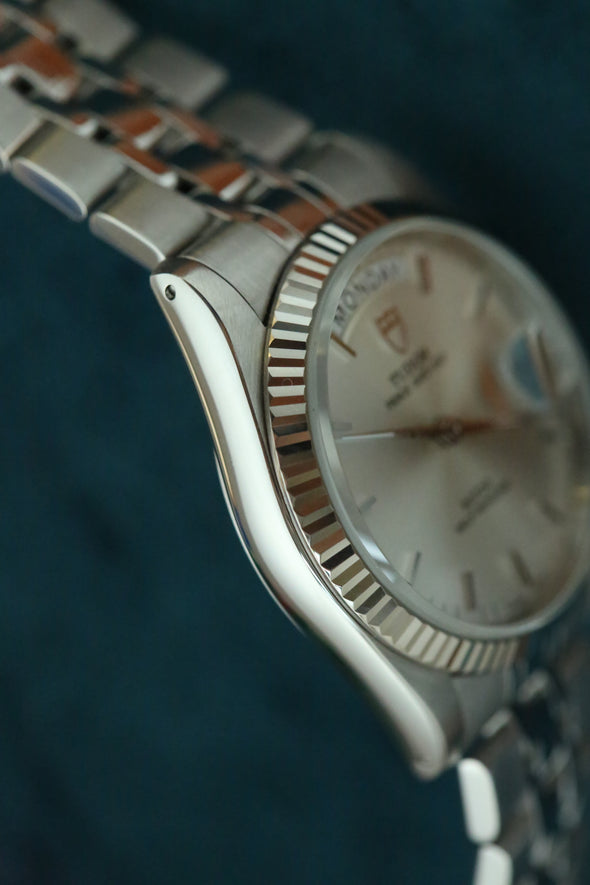 Tudor Prince Date-Day 76214 sunburst dial watch