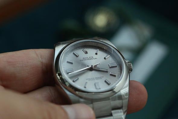 Rolex Datejust Silver Dial Watch Full-Set