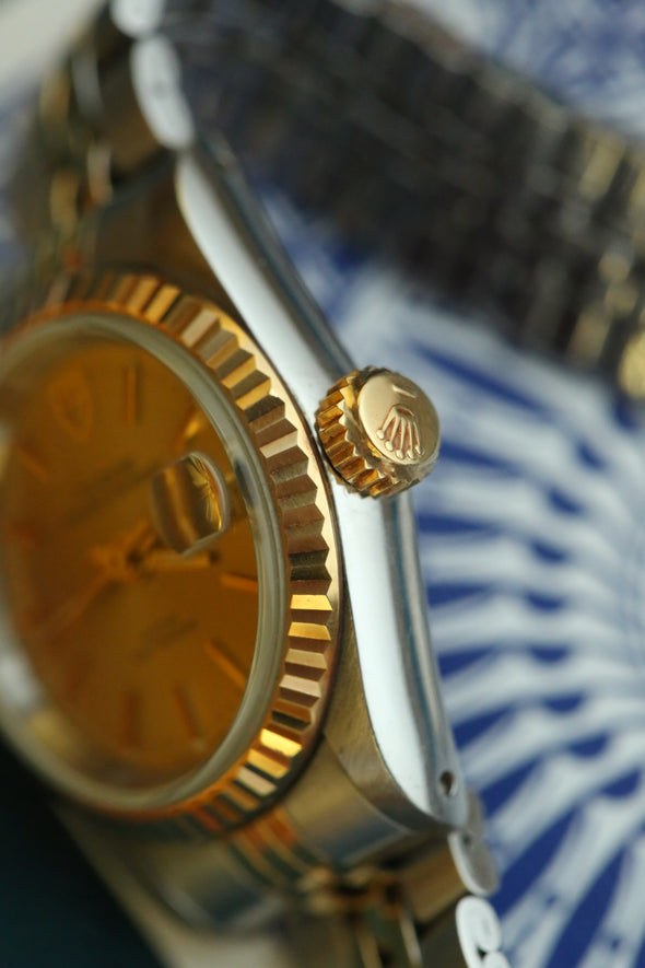 Tudor Princess Champagne Dial Watch Full-Set NOS