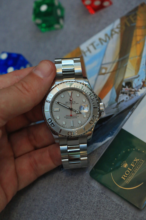 Rolex Yacht-Master 40mm 16622 full serviced by RSC with warranty remaining.