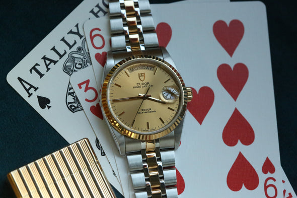 Tudor Prince Date-Day Champagne Dial Watch