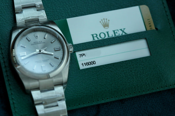 Rolex Datejust Silver Dial Watch Full-Set
