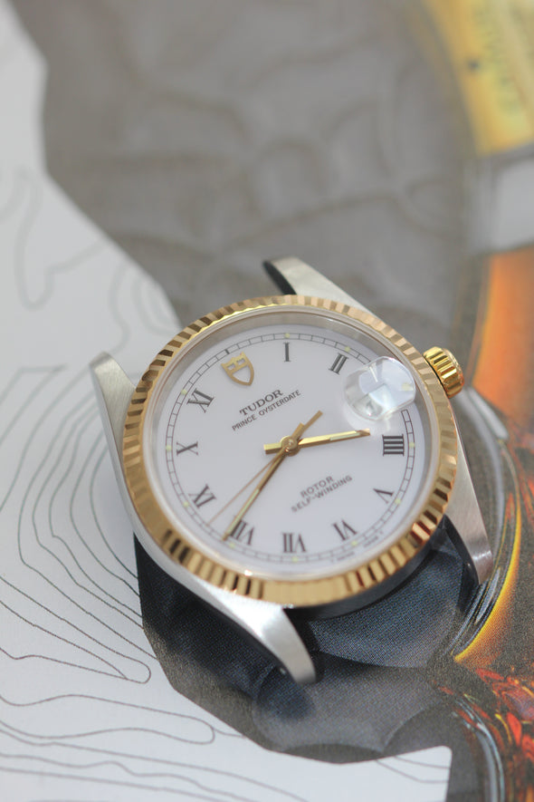 Tudor Prince Oysterdate on White Ceramic Dial