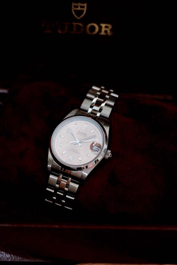 Tudor Prince Date 72000 rare Salmon dial Watch