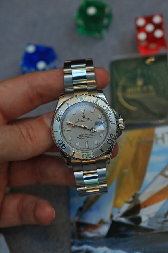 Rolex Yacht-Master 40mm 16622 full serviced by RSC with warranty remaining.