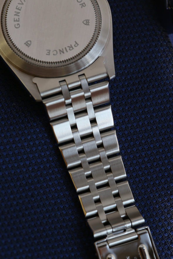 Tudor Prince Date-Day 76214 White Roman Dial Watch Full-Set