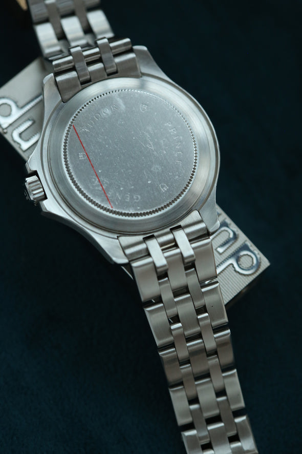 Tudor Prince Date Hydronaut 36mm rare black dial watch