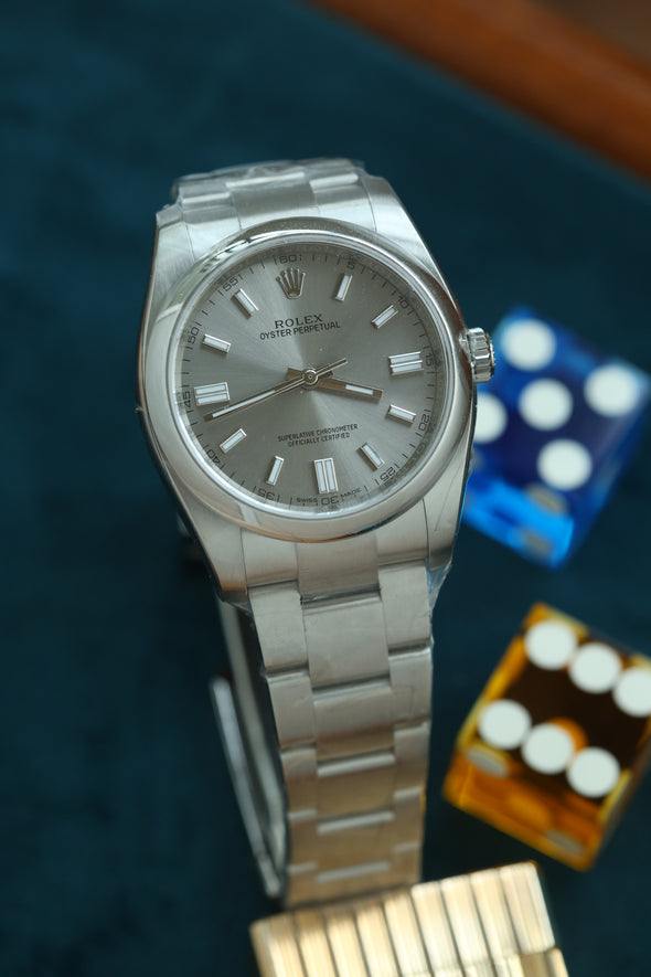 Rolex Datejust Silver Dial Watch Full-Set
