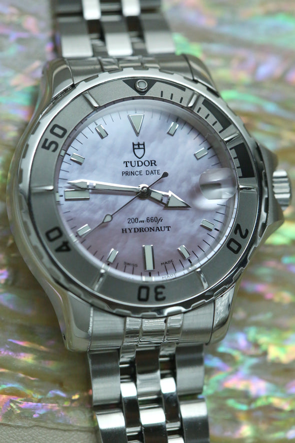 Tudor Prince Date Hydronaut Pink Mother Of Pearl Dial Watch