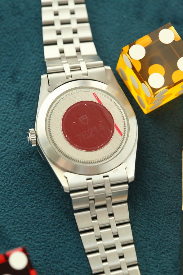 Tudor Prince Date-Day 76214 sunburst dial watch full-set