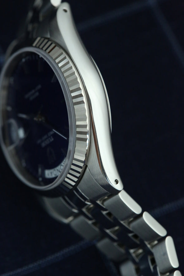 Tudor Prince Date-Day 76214 Rare Blue Dial Watch