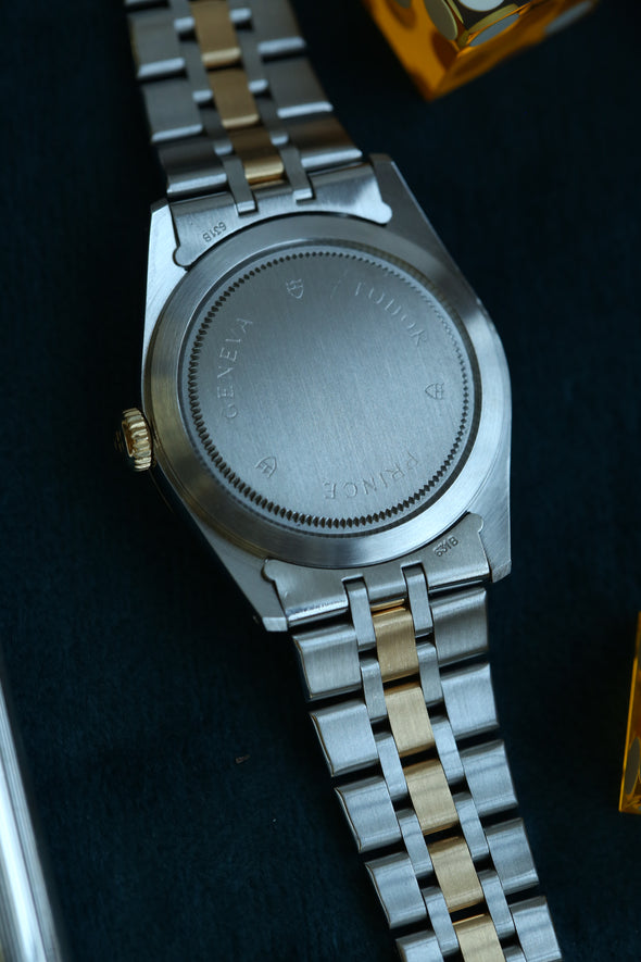 Tudor Prince Date-Day Champagne Roman Numeral Watch