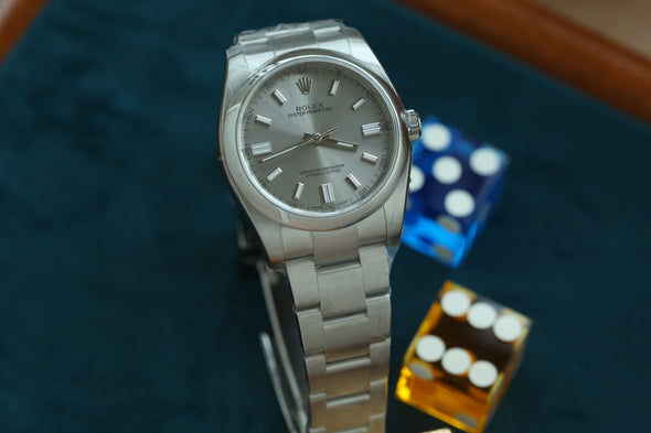 Rolex Datejust Silver Dial Watch Full-Set
