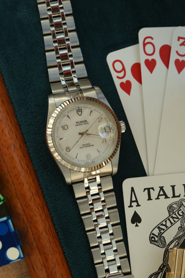 Tudor Prince Date 74034 Rare Mop dial Watch