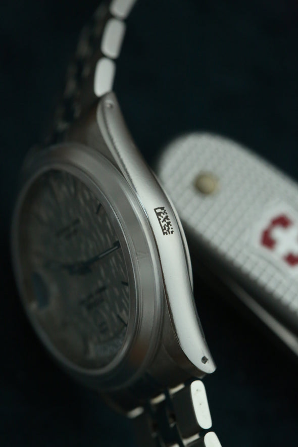 Tudor Prince Date-Day 76200 Silver Linen Dial New Old Stock