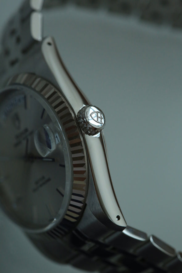 Tudor Prince Date-Day 76214 sunburst dial watch