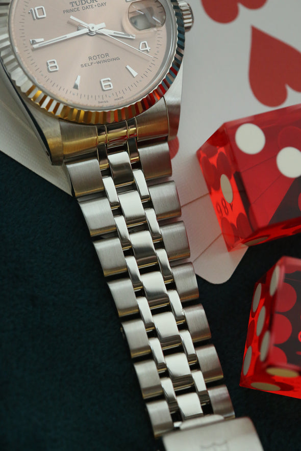 Tudor Prince Date-Day 76214 Salmon Dial Watch