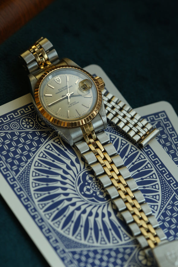 Tudor Princess Champagne Dial Watch Full-Set NOS