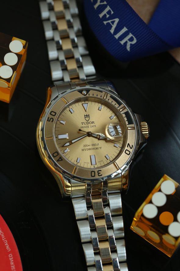 Tudor Hydronaut 89193 Gold Dial Watch Full-Set