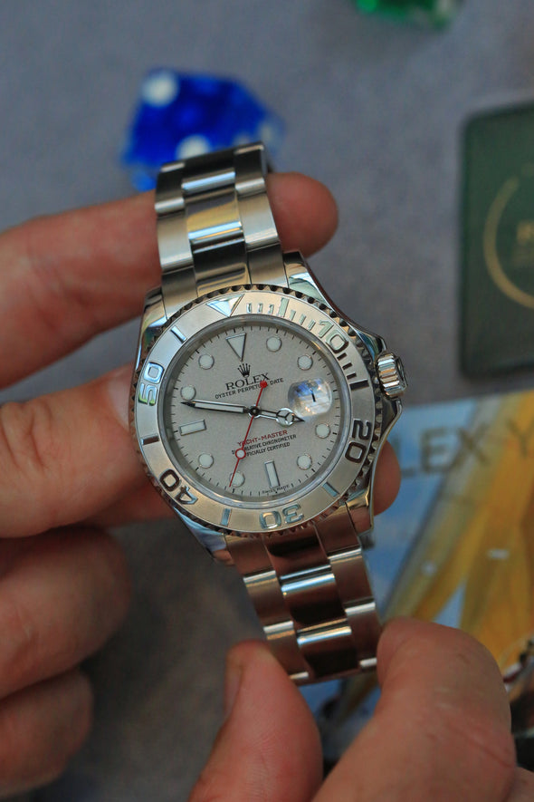 Rolex Yacht-Master 40mm 16622 full serviced by RSC with warranty remaining.