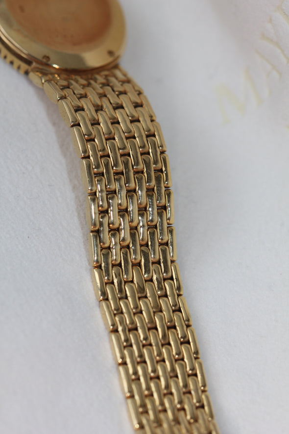 Baume & Mercier 18 Karat Gold Diamond classic Ladies Watch