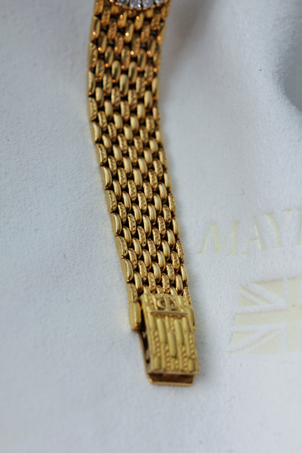 Baume & Mercier 18 Karat Gold Diamond classic Ladies Watch