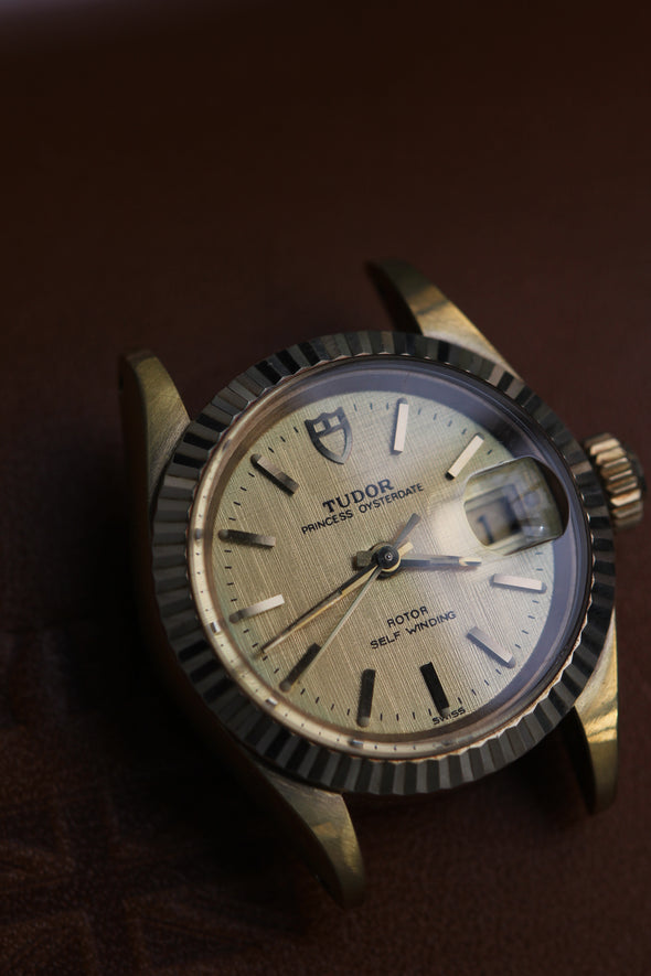 Tudor Princess  OysterDate Gold Linen Dial Full-Set