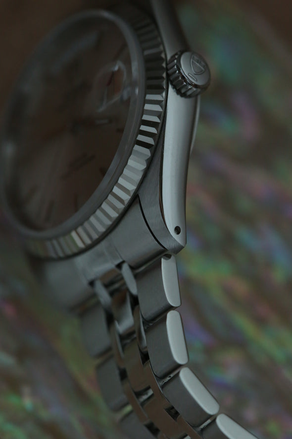 Tudor Prince Date-Day 76214 sunburst dial watch