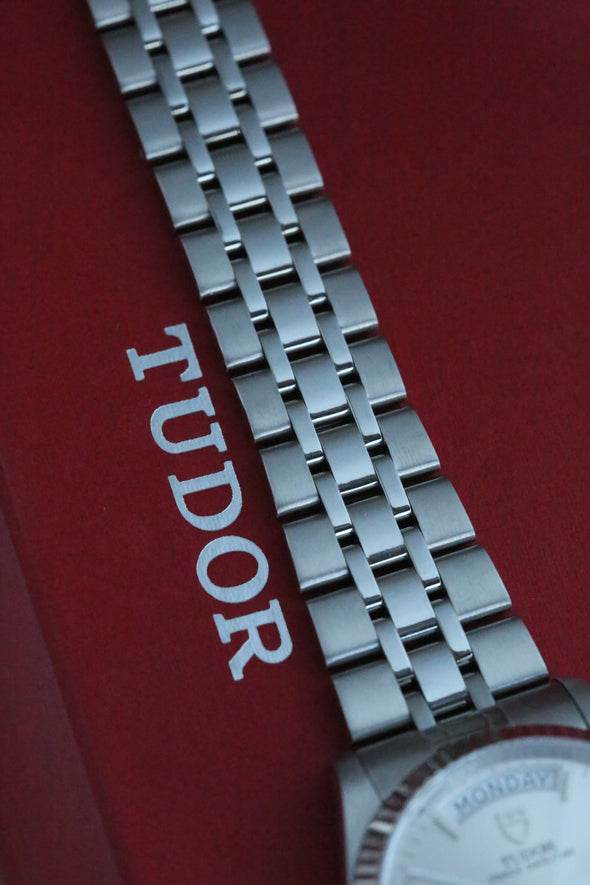 Tudor Prince Date-Day 76214 sunburst dial watch