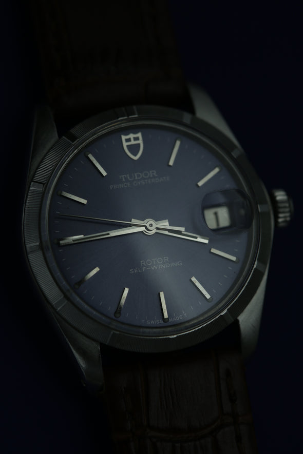 Tudor Oyster Prince Date Blue Dial Watch